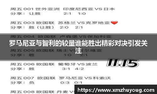 罗马尼亚与智利的较量谁能胜出精彩对决引发关注
