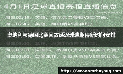 奥地利与德国比赛因故延迟球迷期待新时间安排